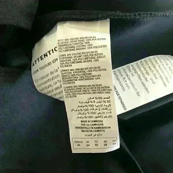 NWT Michel Studio Skirt  Mini Asymmetric Casual Career Black - Picture 5 of 7